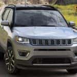 2020 Jeep Compass in rocky environment