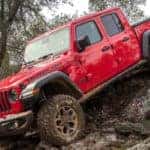 red 2021 jeep gladiator