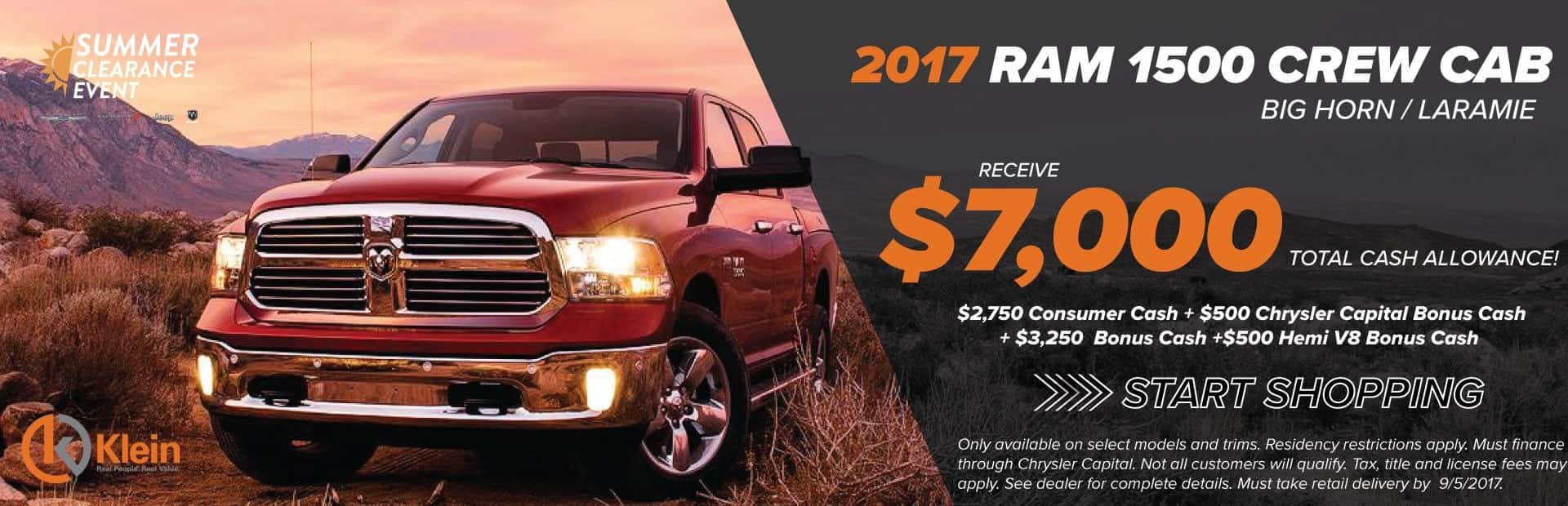 Klein Chrysler Dodge Jeep Ram Inc. CDJR Auto Dealer in
