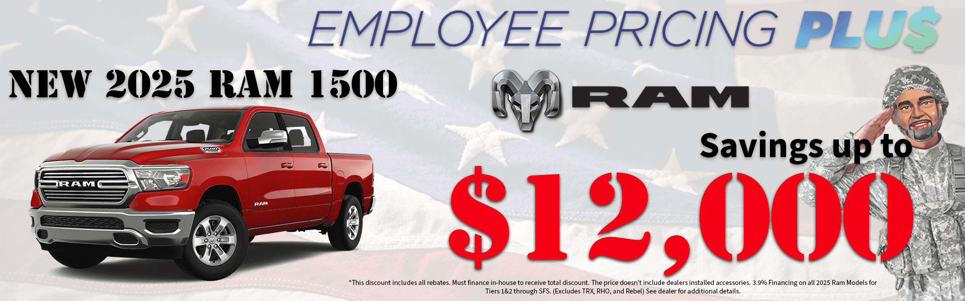 $12000 Employee Pricing Plus