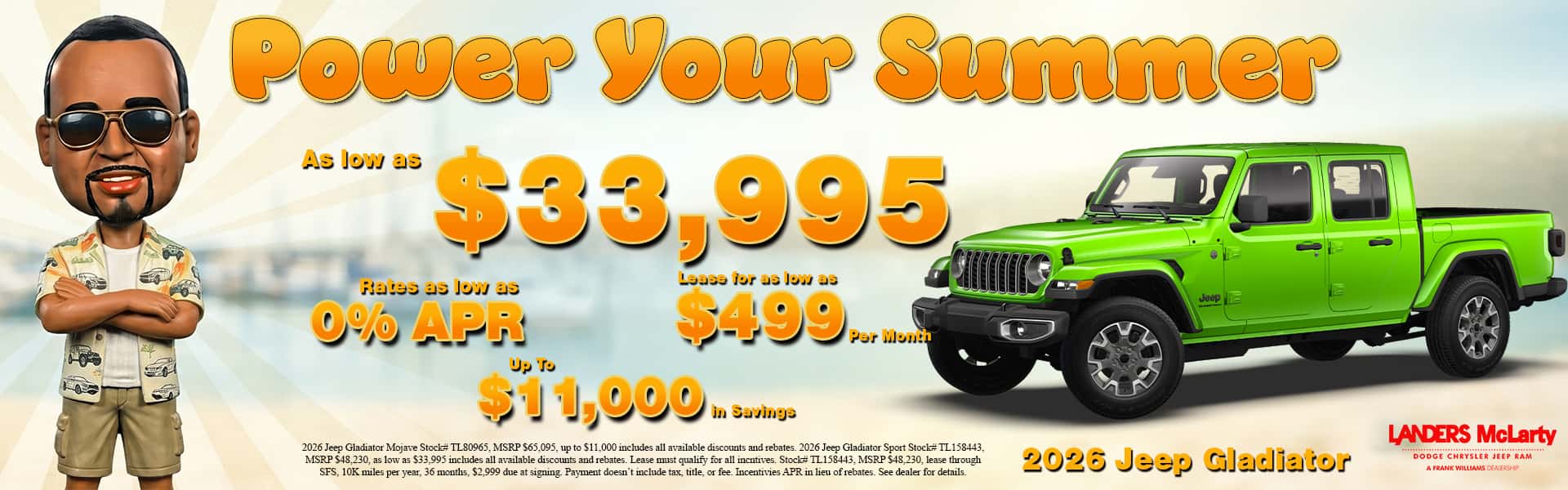 June 2026 Jeep Gladiator with Offer