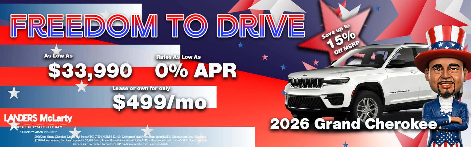 July 2026 Jeep Grand Cherokee Offer