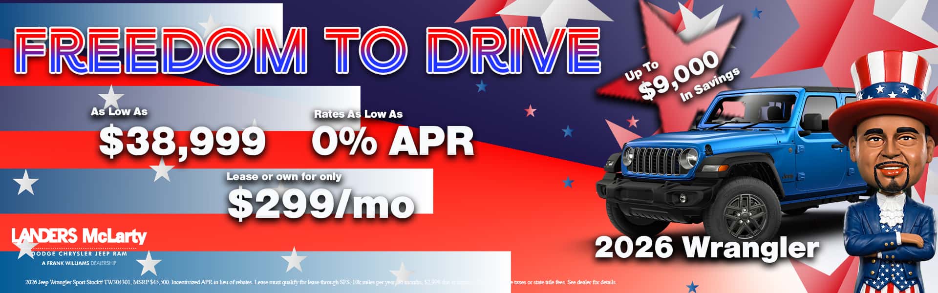 July 2026 Jeep Wrangler Offer