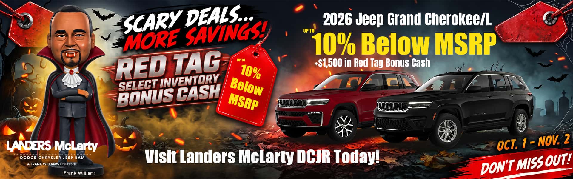 October 2026 Grand Cherokee Offer Banner