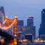 cincinnati skyline at night