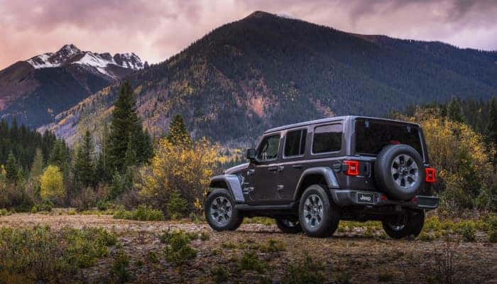 The iconic exterior design of the 2019 Jeep Wrangler JL