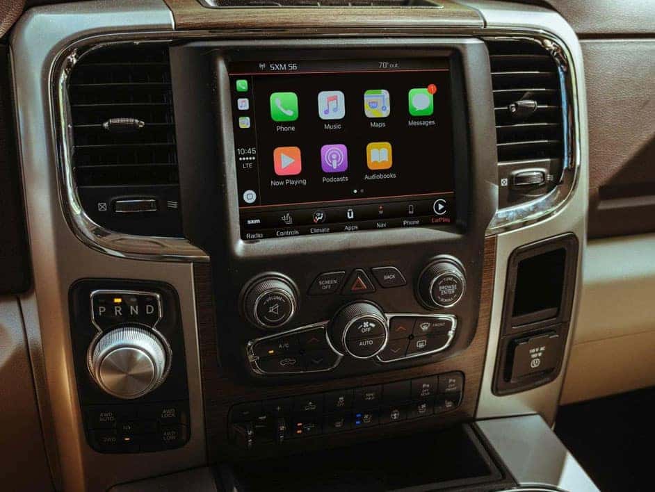 The 2019 RAM 1500 comes loaded with modern technology features