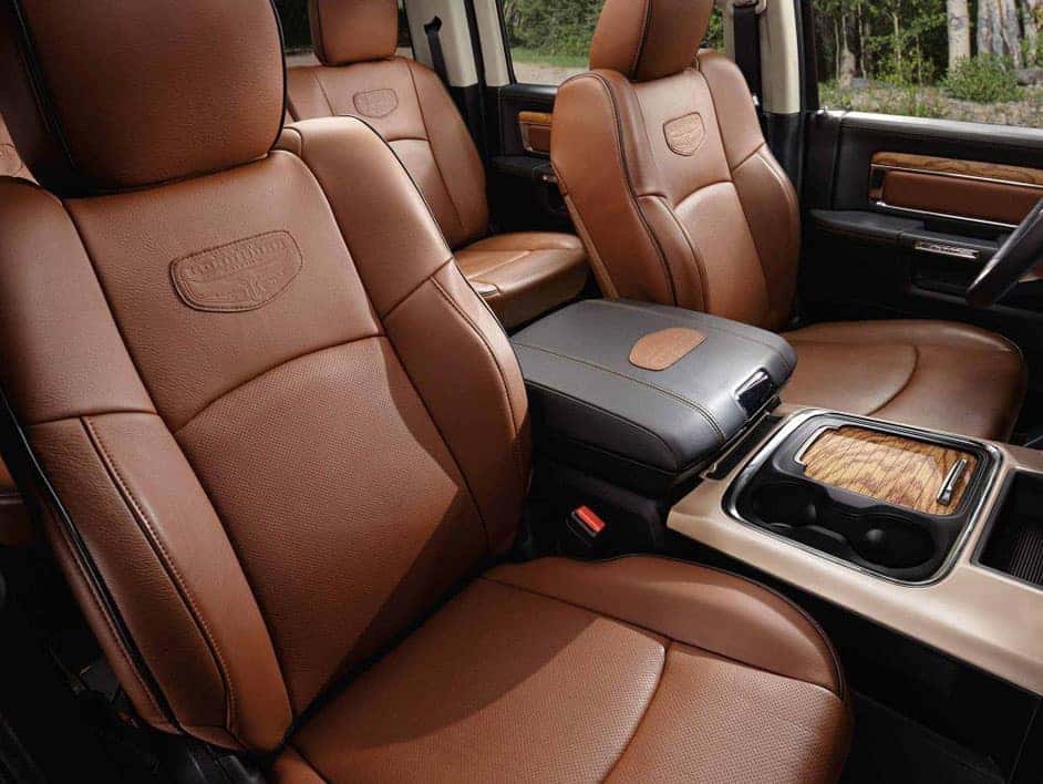 The spacious interior of the 2019 RAM 1500