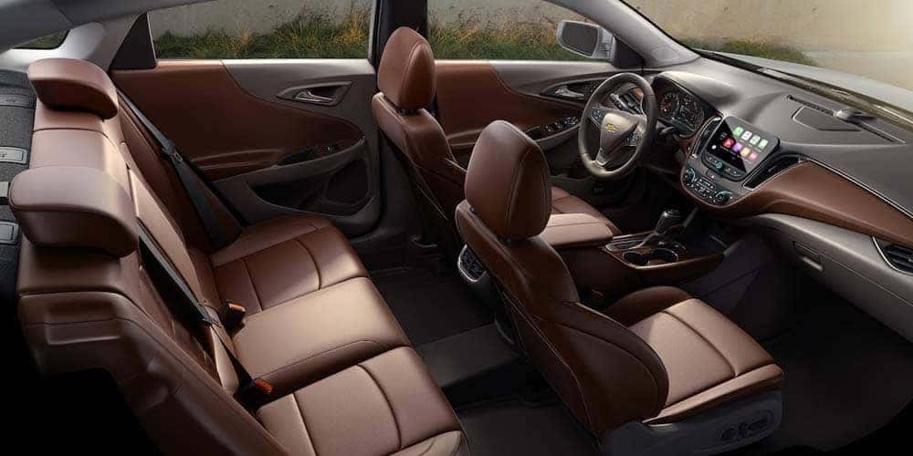 2018 Chevrolet Malibu seating arrangement view