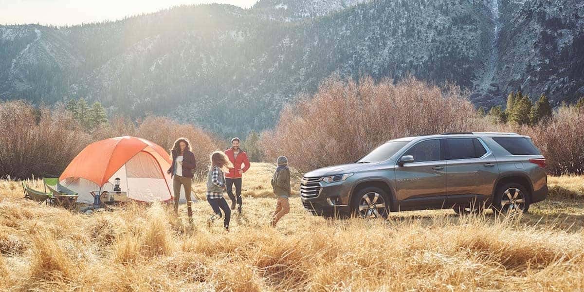 2018 Chevrolet Traverse At Campsite