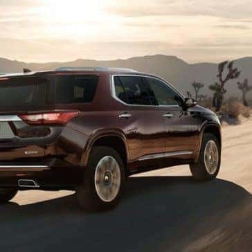 2018 Chevrolet Traverse Driving In Desert