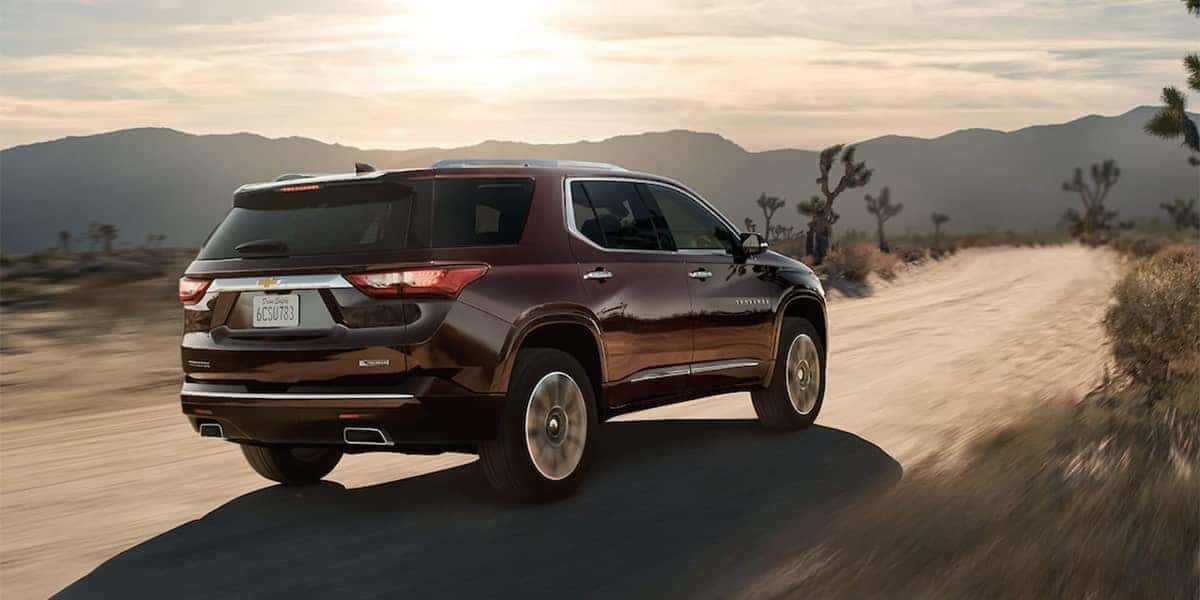 2018 Chevrolet Traverse Driving In Desert