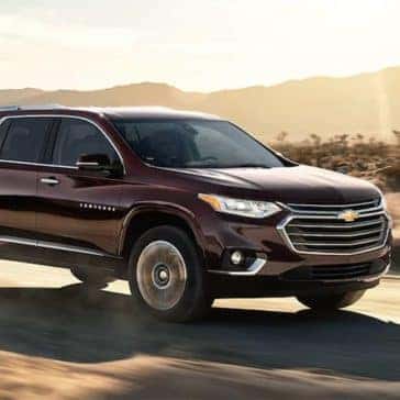 2018 Chevrolet Traverse Driving On Dirt Road