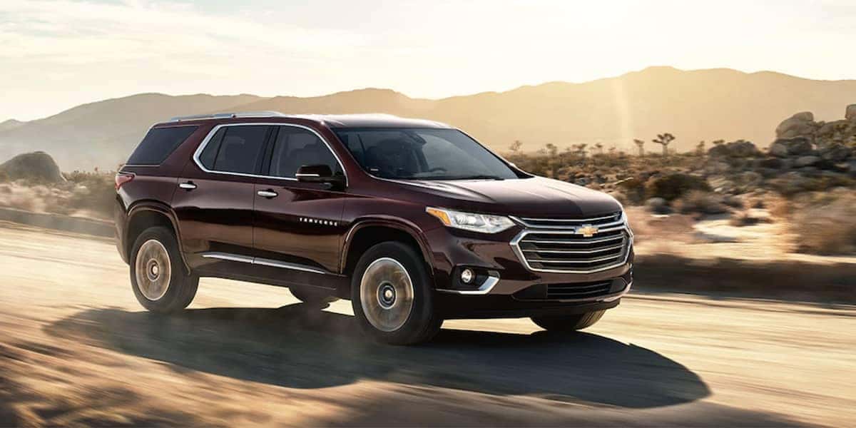 2018 Chevrolet Traverse Driving On Dirt Road