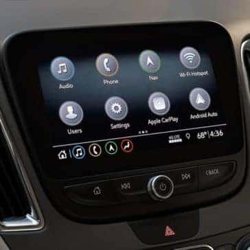 infotainment screen in 2019 Chevrolet Malibu