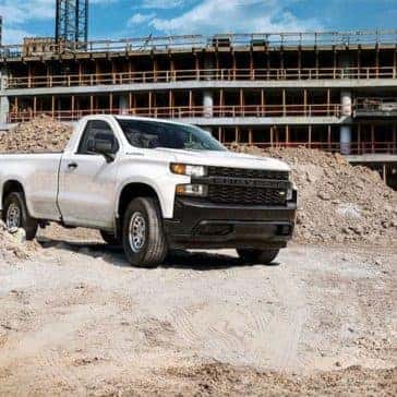 2019 Chevrolet Silverado Work Truck on construction site