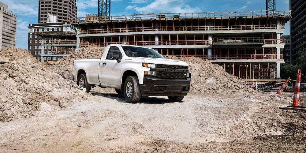 2019 Chevrolet Silverado Work Truck on construction site