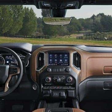 dashboard in 2019 Chevrolet Silverado