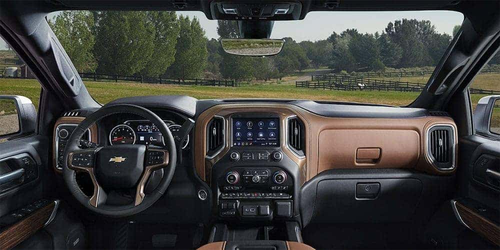 dashboard in 2019 Chevrolet Silverado