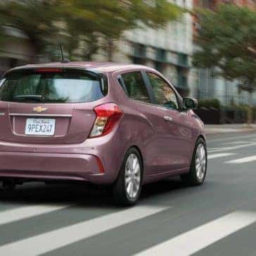 2019 Chevrolet Spark rear on road