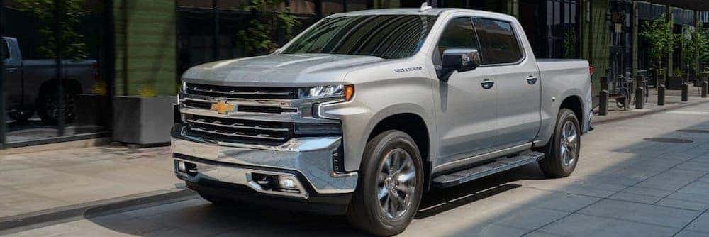 2019 Grey Chevy Silverado 1500 Parked