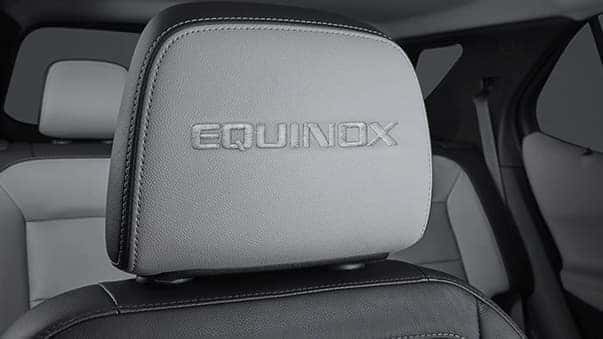 2019 Chevrolet Equinox embroidered front row headrests