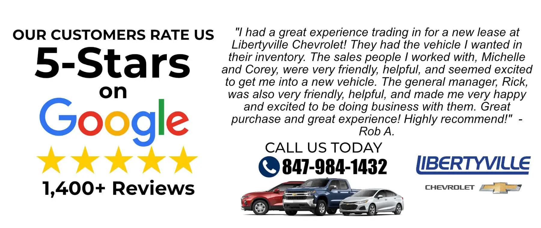 Welcome to Libertyville Chevrolet, Inc. in Libertyville, IL