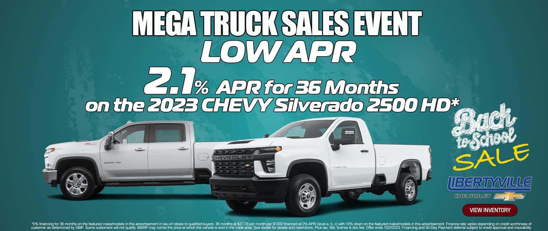 September_2023 Mega Truck 2500 Libertyville Chevrolet