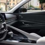 The interior of the 2021 Hyundai Elantra
