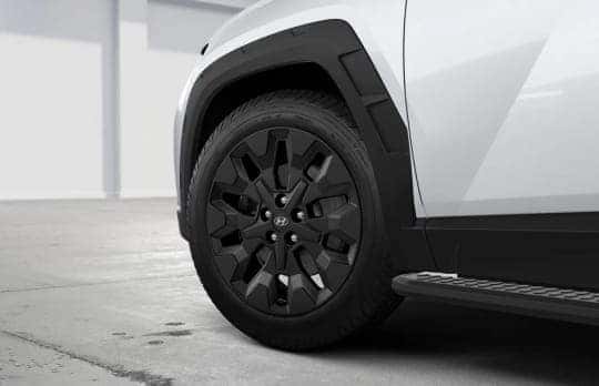 Black alloy wheels