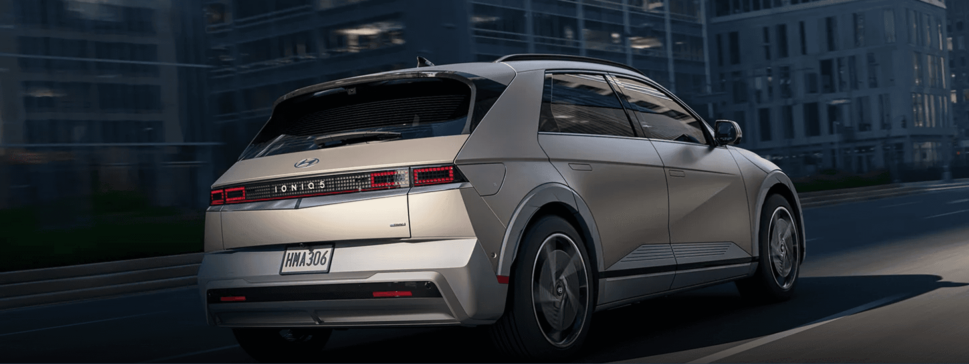 Hyundai Ioniq 5 on the road