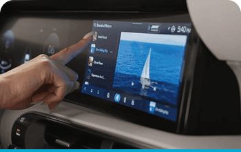 12.3-inch dual panoramic display