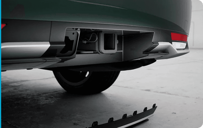 Tow hitch and towing