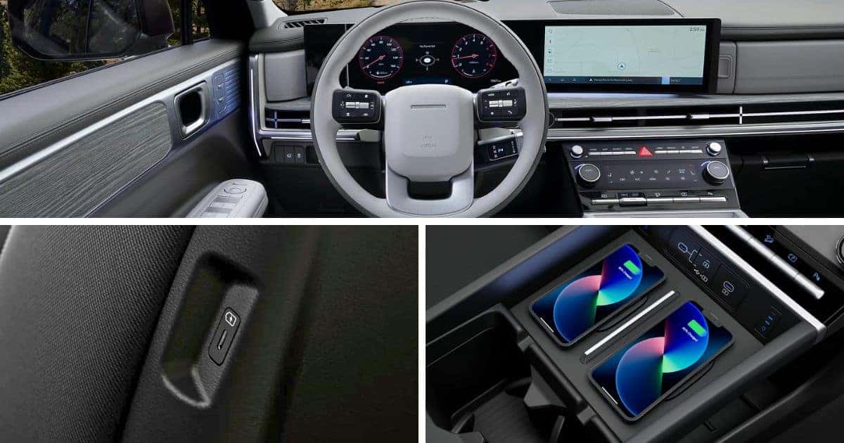 Características tecnológicas del Hyundai Santa Fe 2026