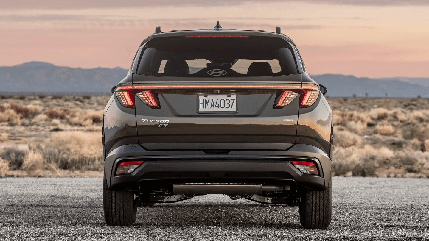 2026 Hyundai Tucson XRT rear design