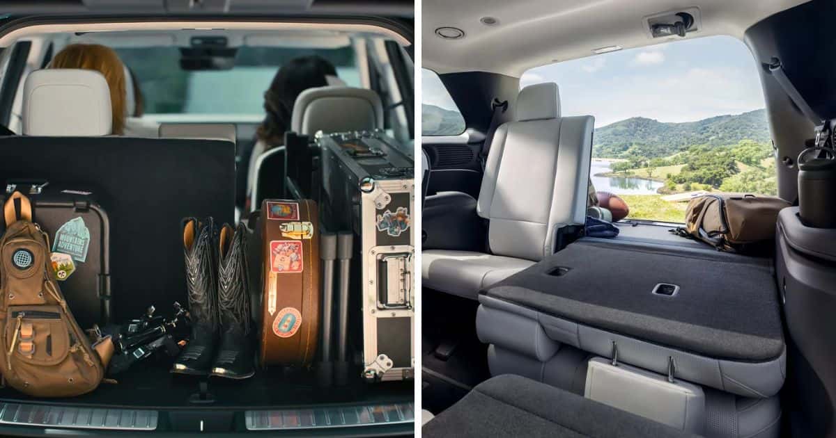 The 2026 Hyundai Palisade has enough cargo space whether all seats are up or folded.