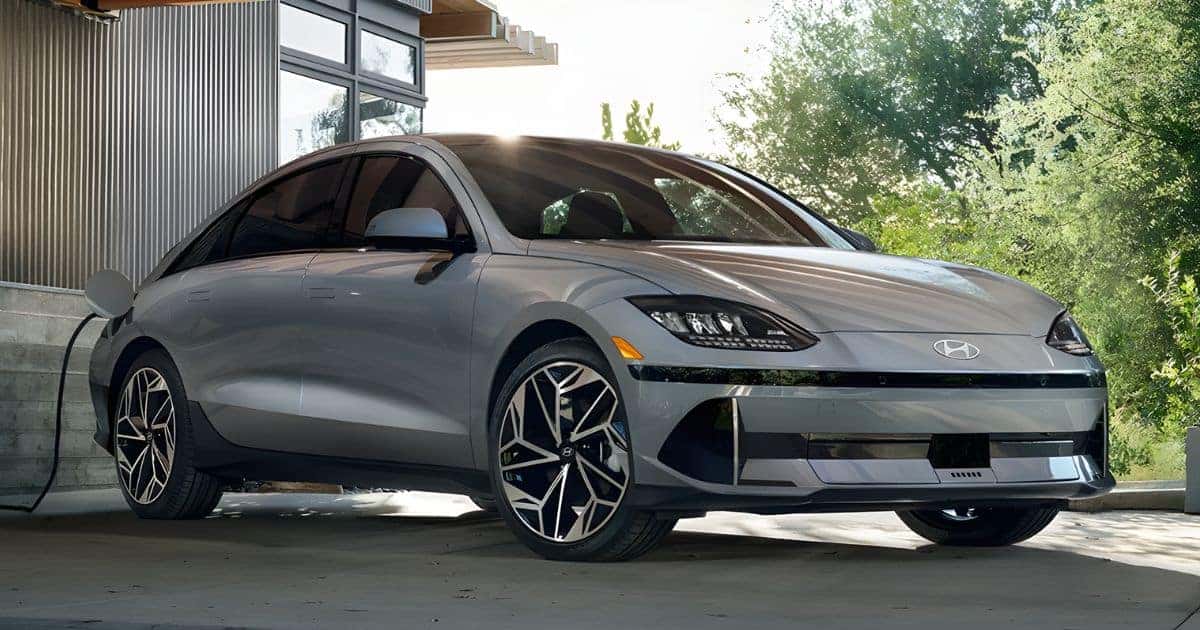 The active air flaps in the front grille of the 2025 Hyundai IONIQ 6