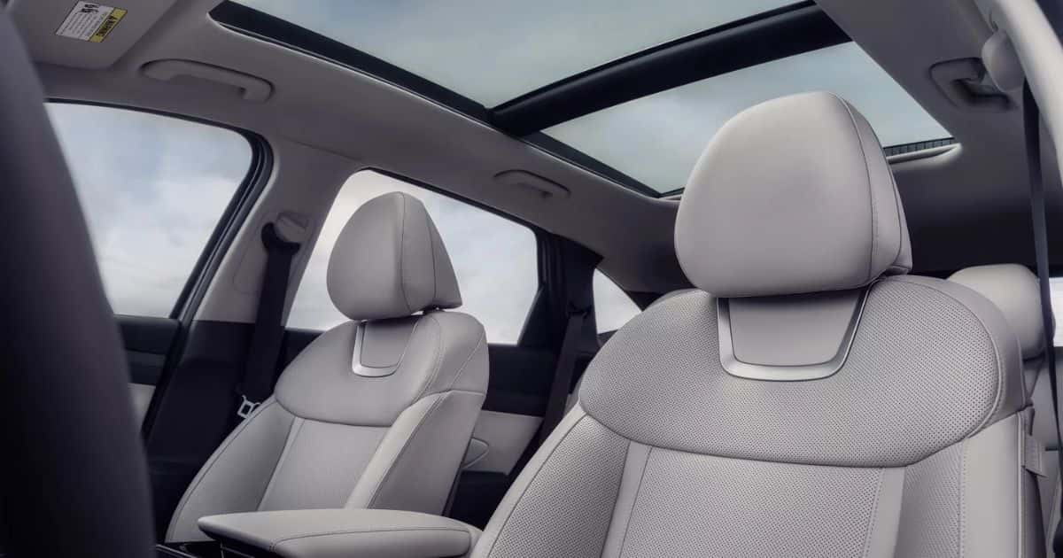 Leather seats and panoramic sunroof in the 2026 Hyundai Tucson