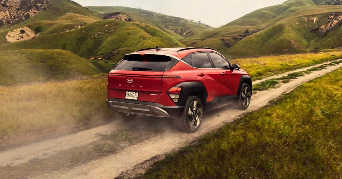 The 2026 Hyundai Kona has excellent MPG ratings and a 12-13 gallon tank