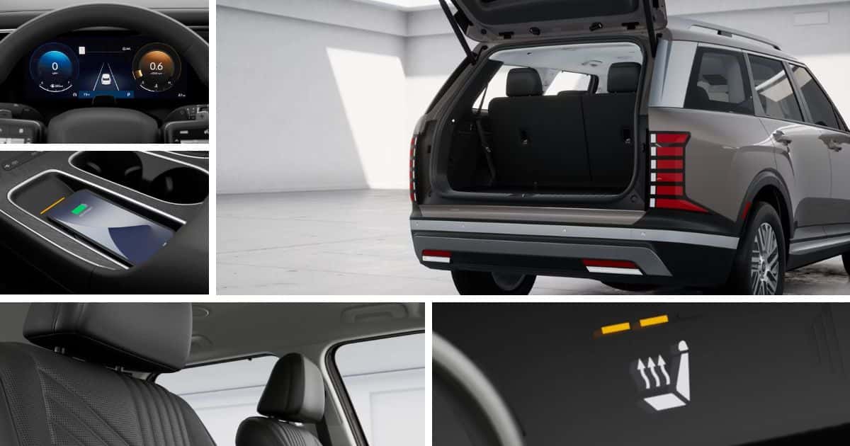 The 2026 Hyundai Palisade SEL for sale interior and exterior features