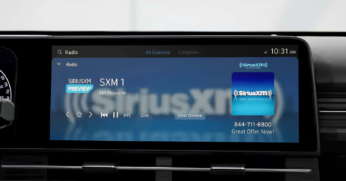 New Certified Pre Owned Hyundai owners will get a 3-month SiriusXM Platinum Plus trial