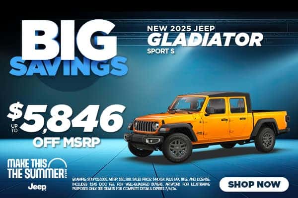 NEW 2025 JEEP GLADIATOR SPORT S