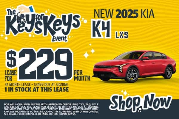 NEW 2025 KIA K4 LXS 