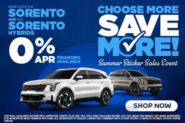 NEW 2026 KIA SORENTO AND KIA SORENTO HYBRIDS