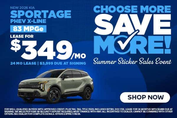 NEW 2026 KIA SPORTAGE PHEV X-LINE