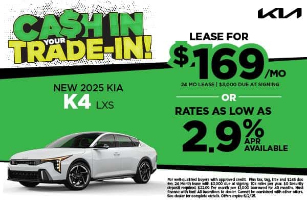 NEW 2025 KIA K4 LXS