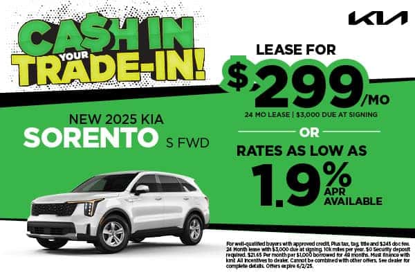 NEW 2025 KIA SORENTO S FWD 