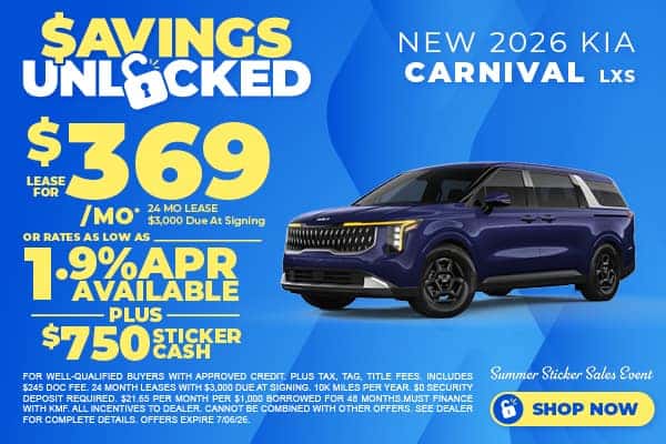 NEW 2026 KIA CARNIVAL LXS*