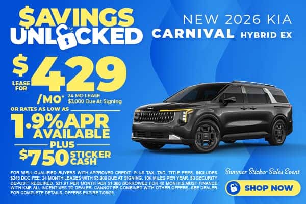 NEW 2026 KIA CARNIVAL HYBRID EX
