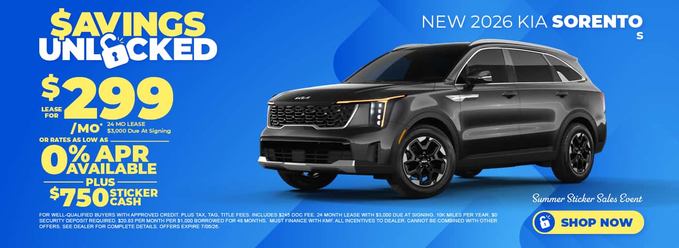NEW 2026 KIA SORENTO S